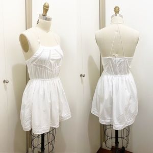Forever 21 Cute Full Cotton Lace Dress White S